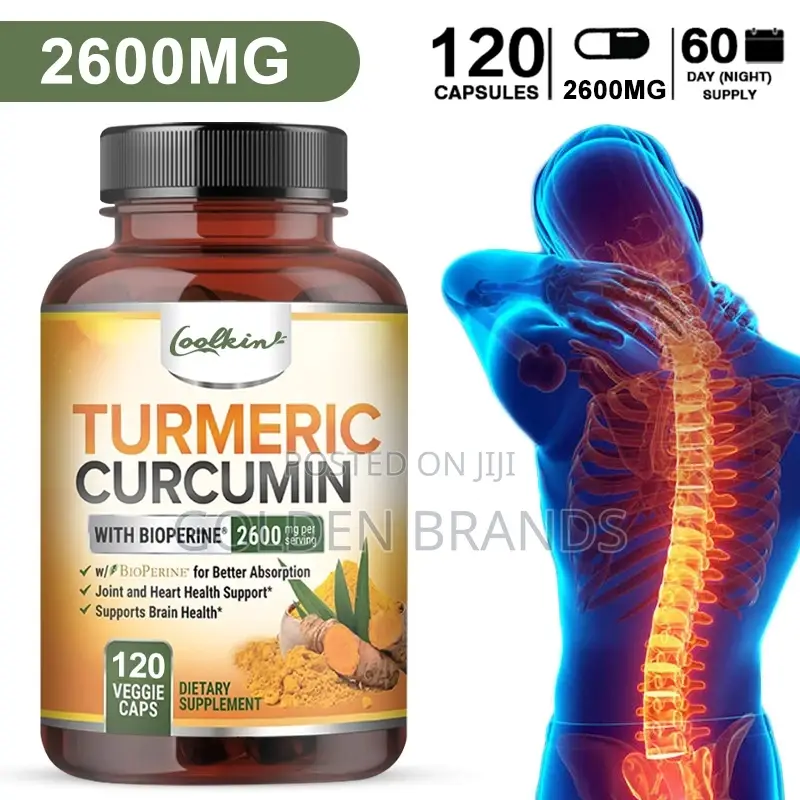 Health Turmeric Curcumin Mixed With Black Pepper Extract