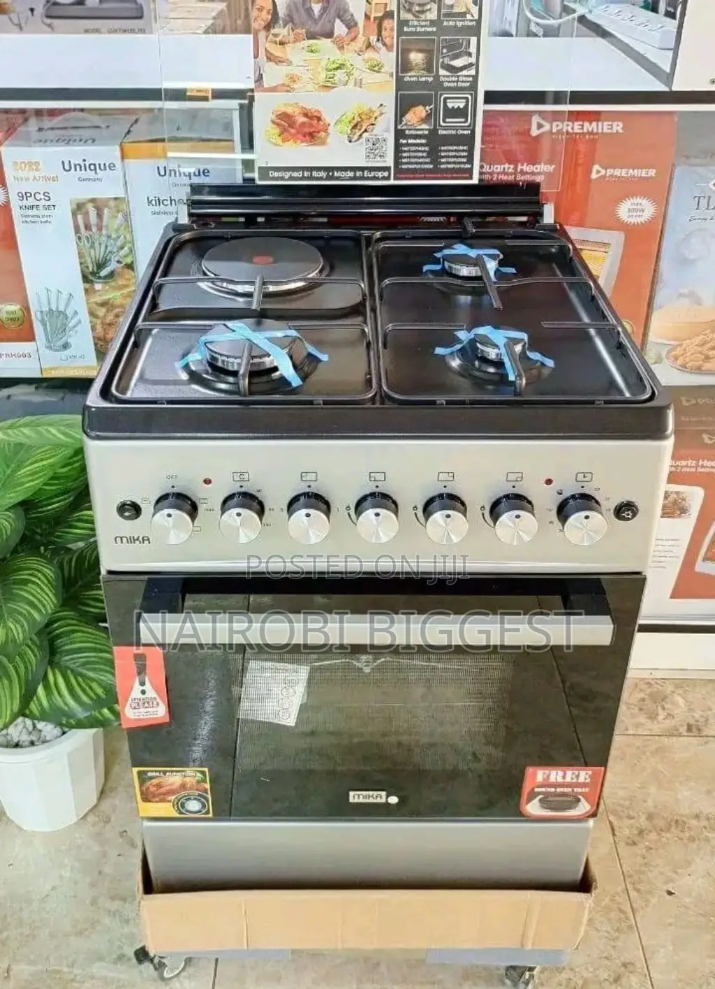 Quality Classic Mika 3+1 60 by 60 Standing Cooker