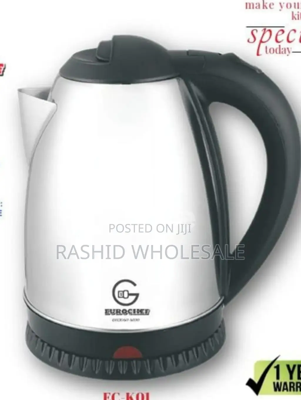 Eurochef Stainless Steel Kettle