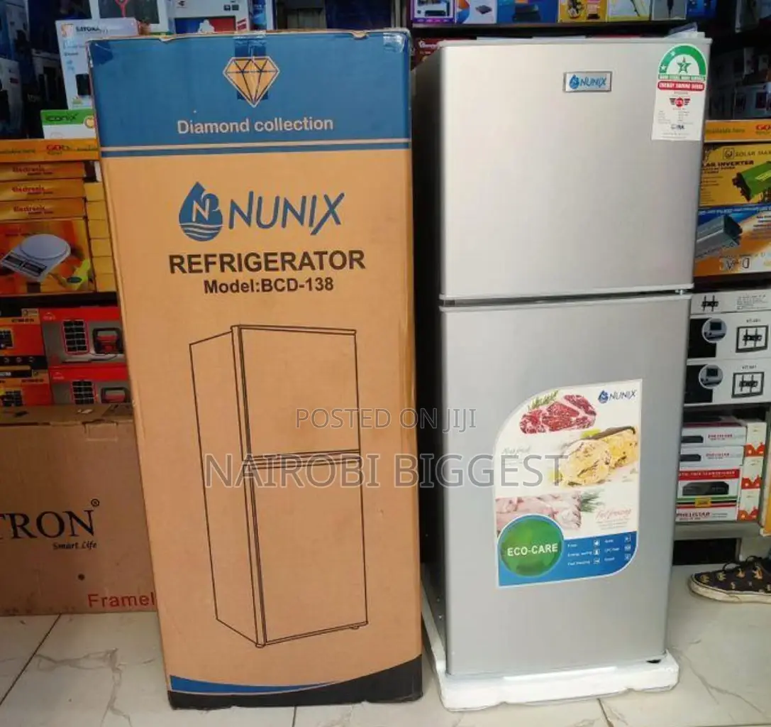 Good Working Brand New Nunix BCD138 Litres Refrigerator