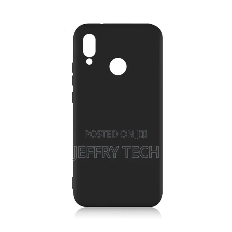 Black Matte TPU Silicone Cover for Huawei P20