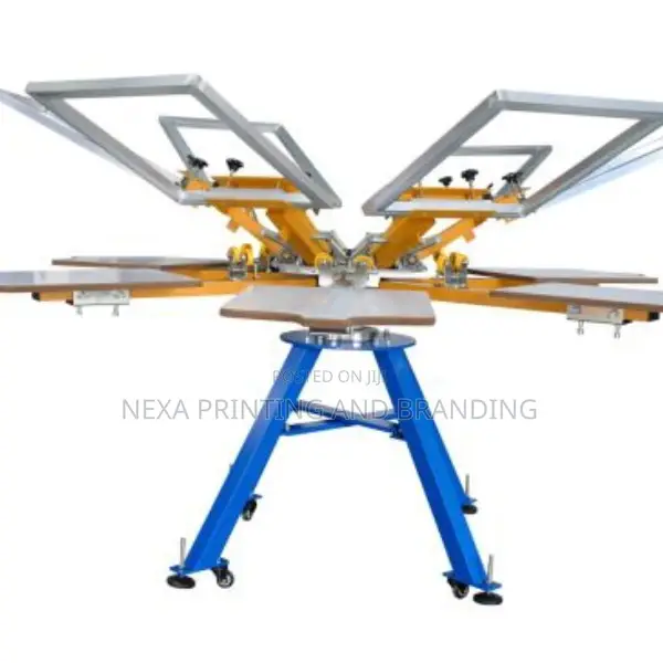 Screen Printing Machine _four Colours Four Stations