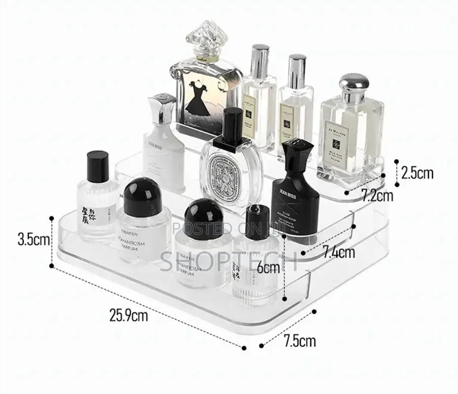 3tier Acrylic Display Shelf Vanity Perfume
