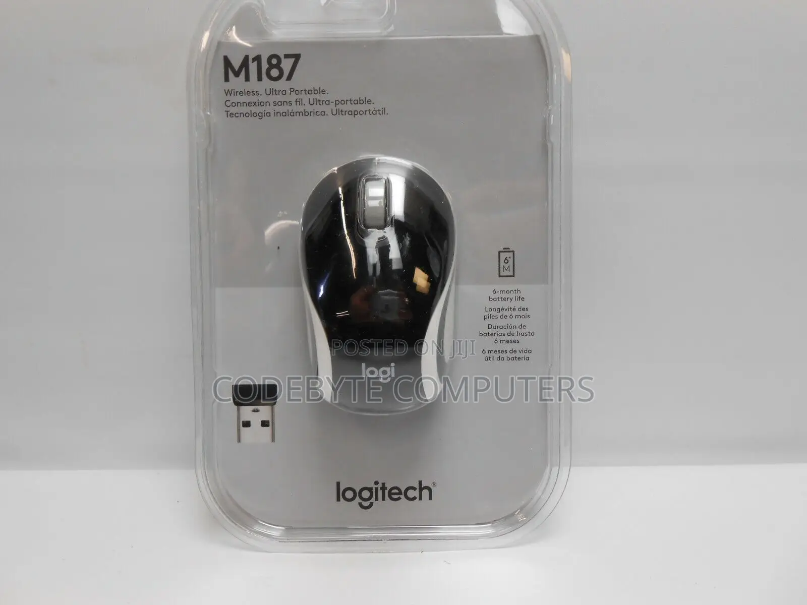Logitech M187 Mini Wireless Mouse, Ultra Portable Mouse