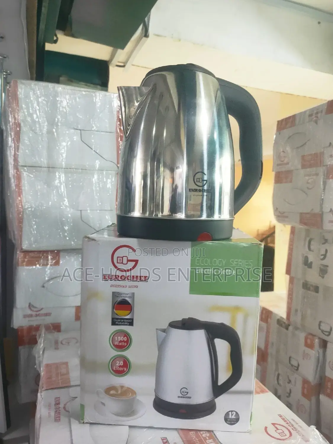 Electric Kettle,Eurochef Cordless Kettle, Electric Kettle