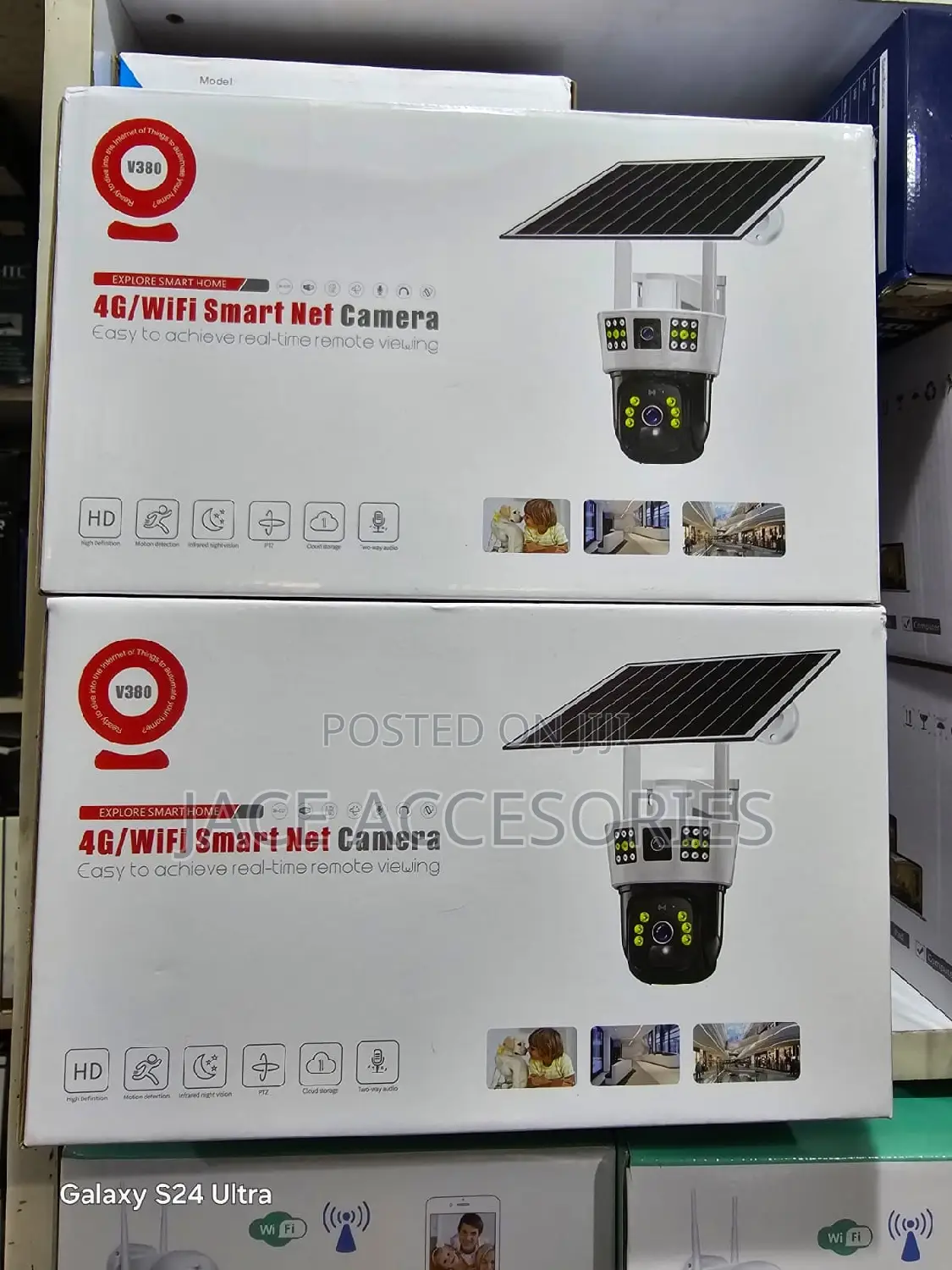Latest 3 Lens 4g Solar CCTV Camera (Simcard)