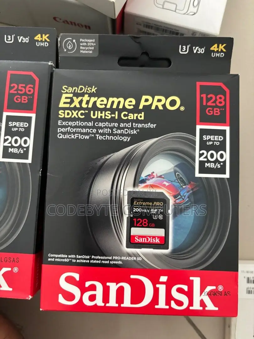 128gb Sandisk Extreme Pro 200mb/S