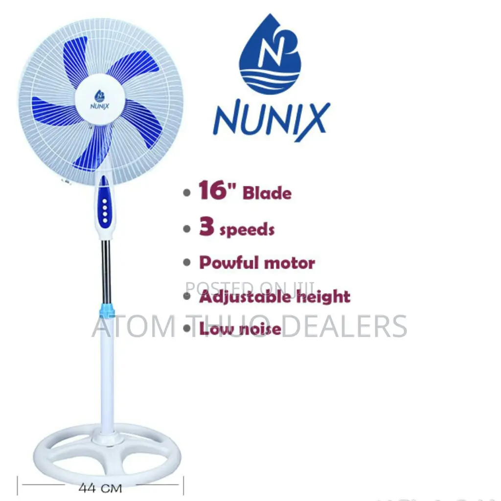 Brand New Nunix 16 Inches Standing Fan