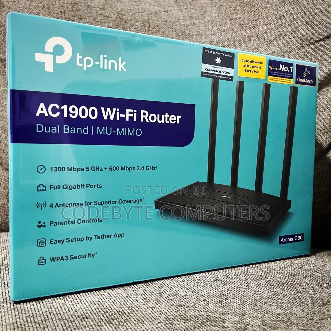 Tp-link Ac1900 Wireless Mu-mimo Wi-fi 5 Router Tl-archer C80