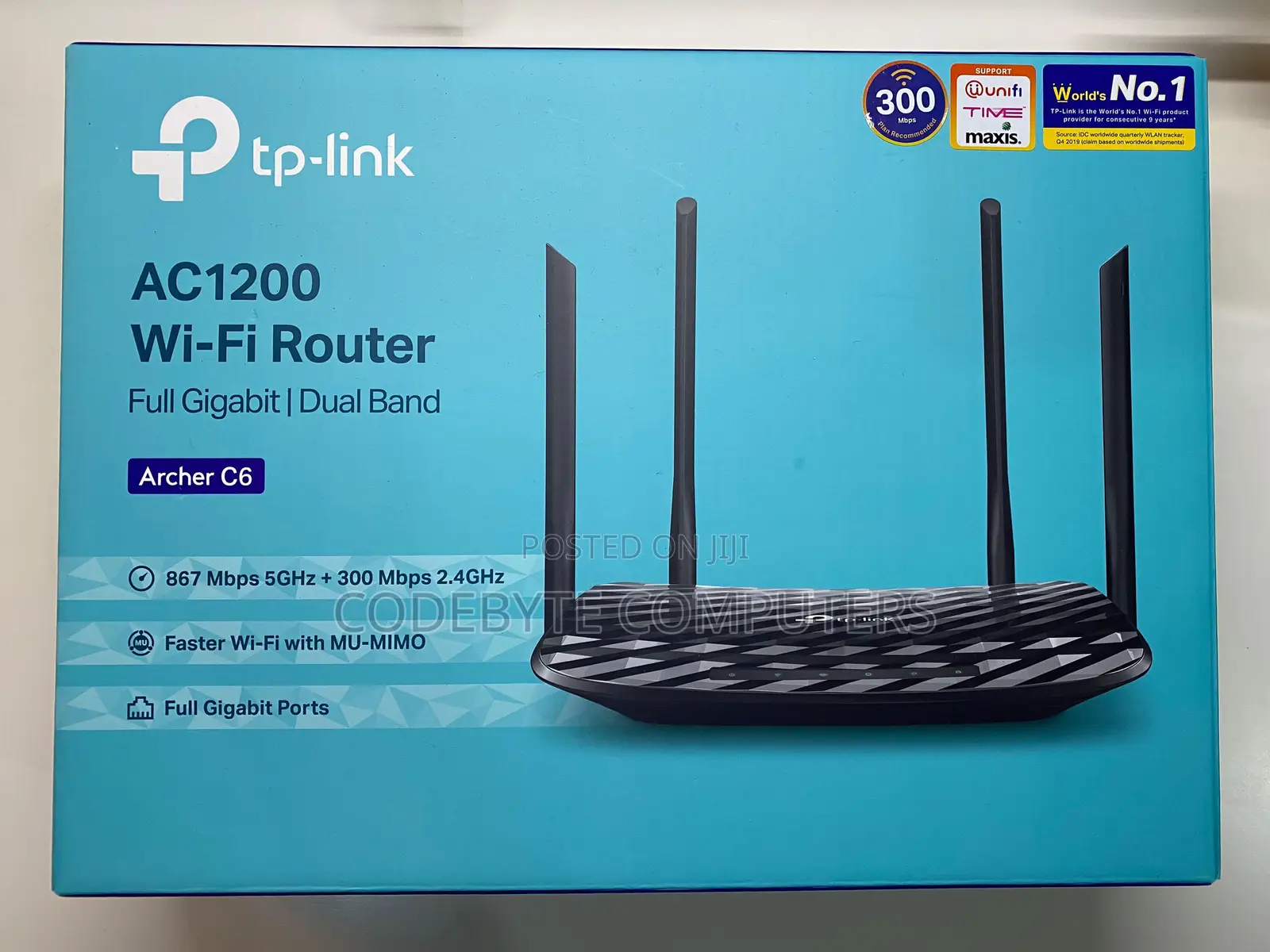 Tp-Link Ac1200 Wireless Mu-Mimo Gigabit Router -Tl-Archer C6