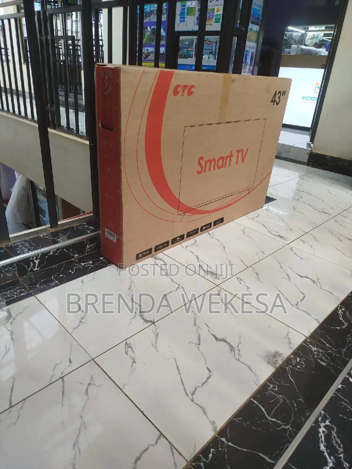 CTC 43′′ Full Hd Smart Android Frameless Tv-Netflix/Youtube