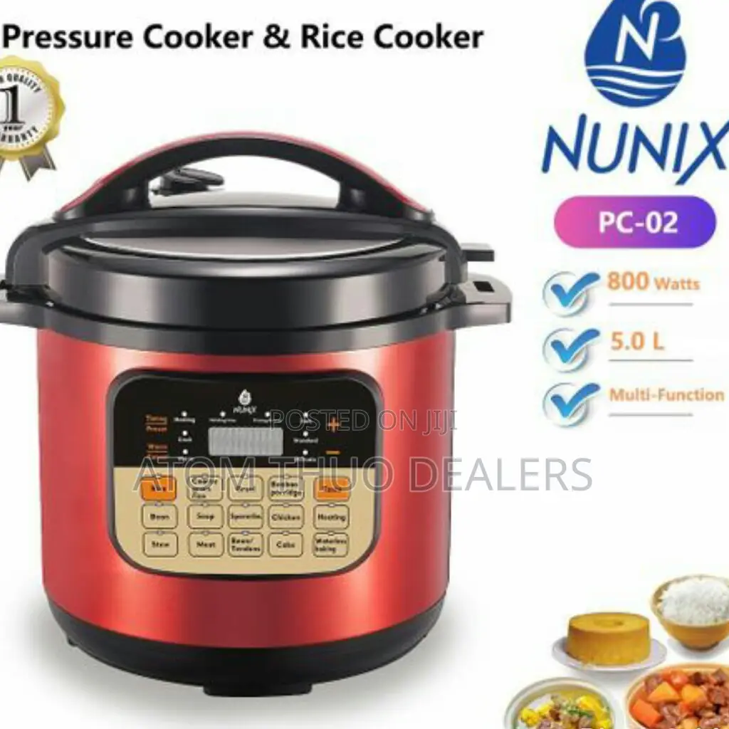 PC-02 Nunix 5litres Electric Pressure Cooker