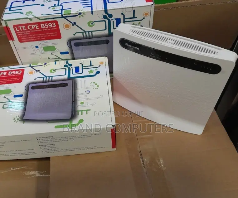 Huawei B593 LTE CPE 4G 3G Wi-Fi Router With Simcard Slot