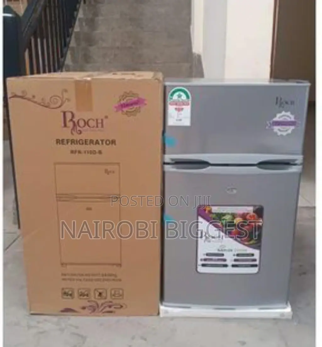 ,Original Good Working Roch 110 Litres Double Door Fridge