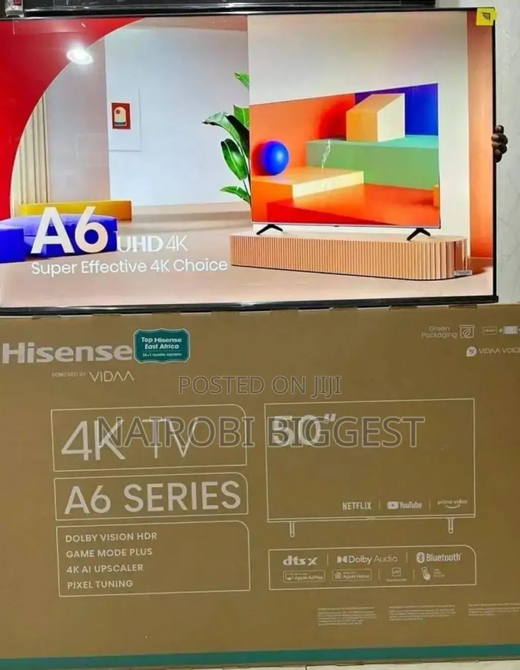 Hisense 50 Inches Smart Android Tv.