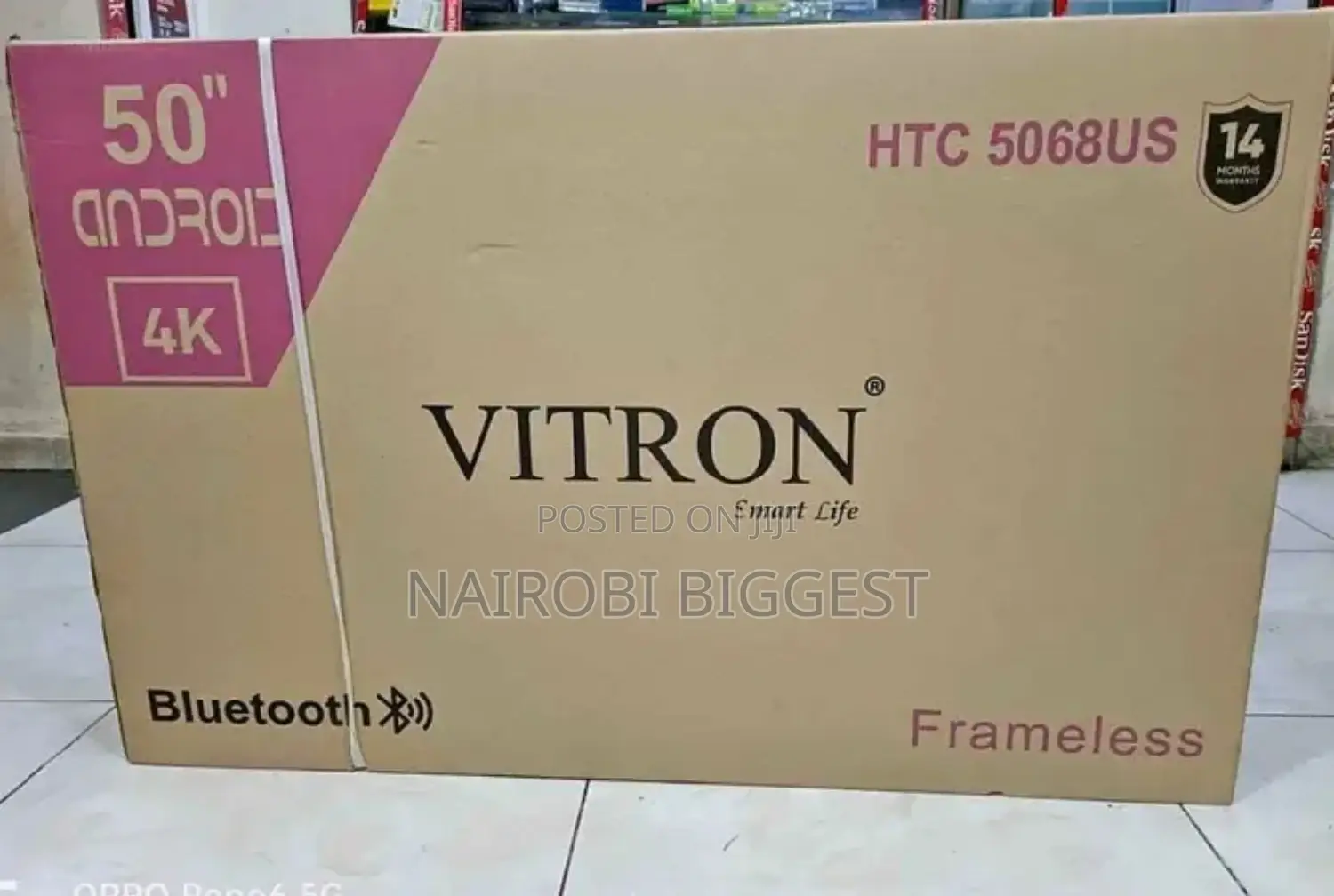 Vitron 50 Inches Smart Android Tv