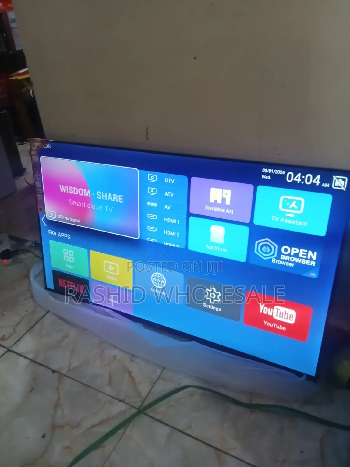 Vitron Plus Hd 43inch TV. Qled