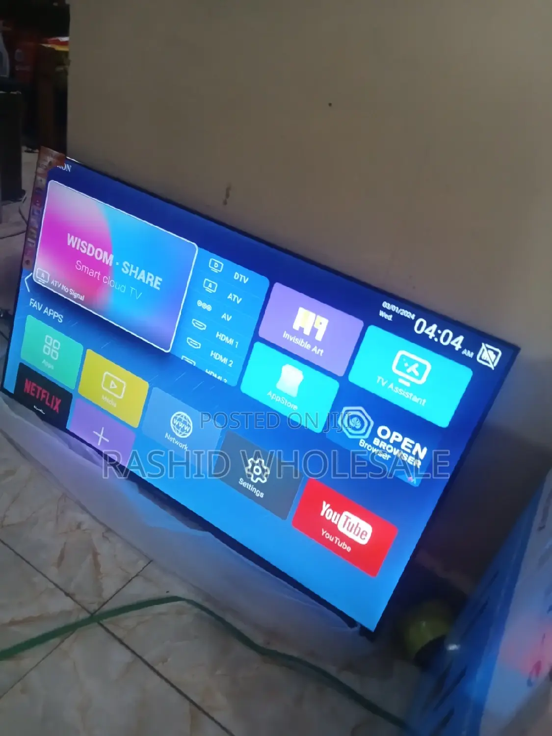 Vitron Plus Hd 43inch TV. Qled