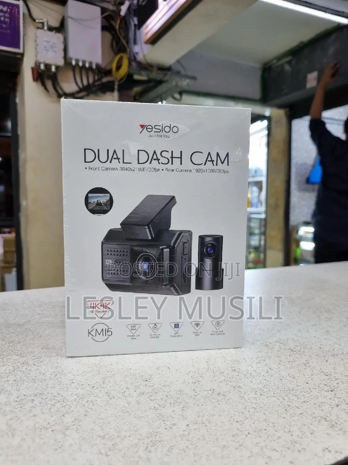 YESIDO KM15 Dual Dash Camera Recorder