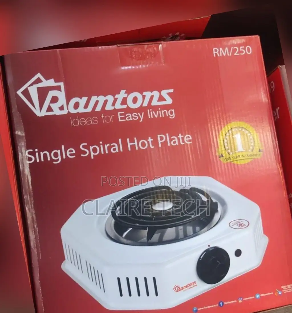 Rm/250 Ramtons Single Spiral Hot Plate Coil