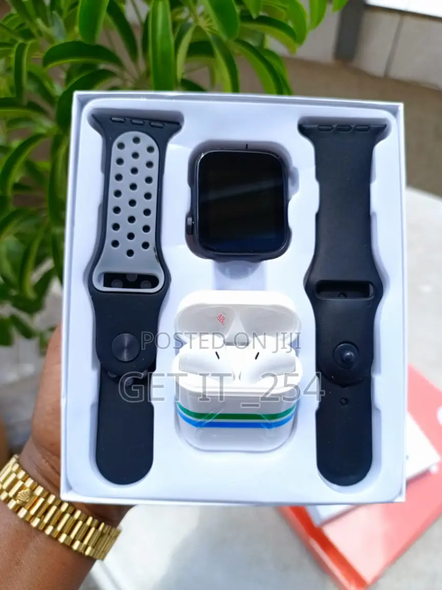 2 in 1 Strap Smart Watch With Free Earpods*!!