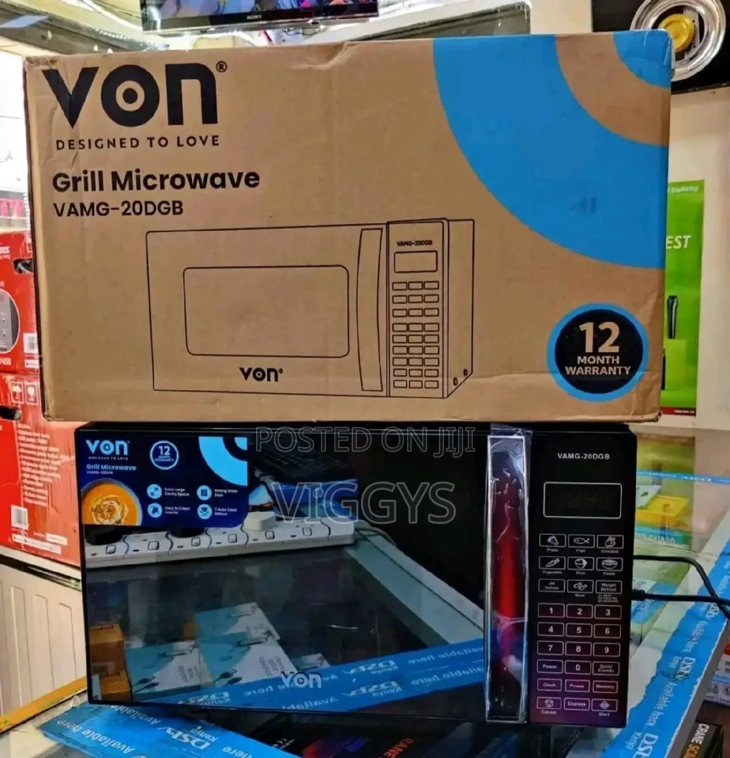 Original Von Microwave With Grill