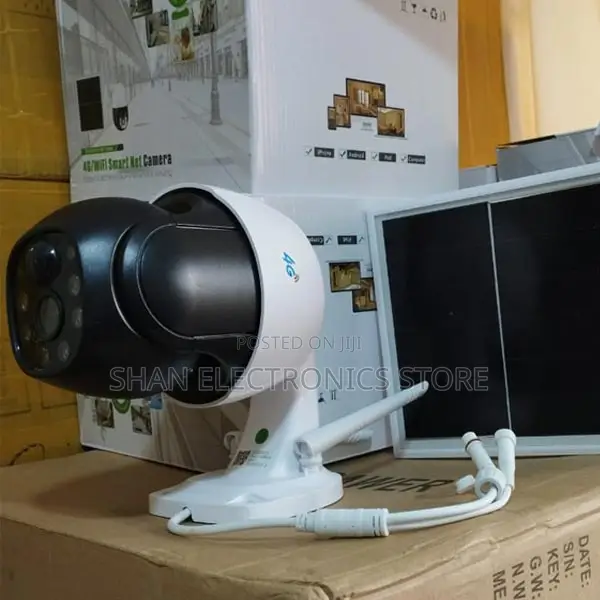 4g Solar Camera With Solar Panel- Outdoor Security Camera