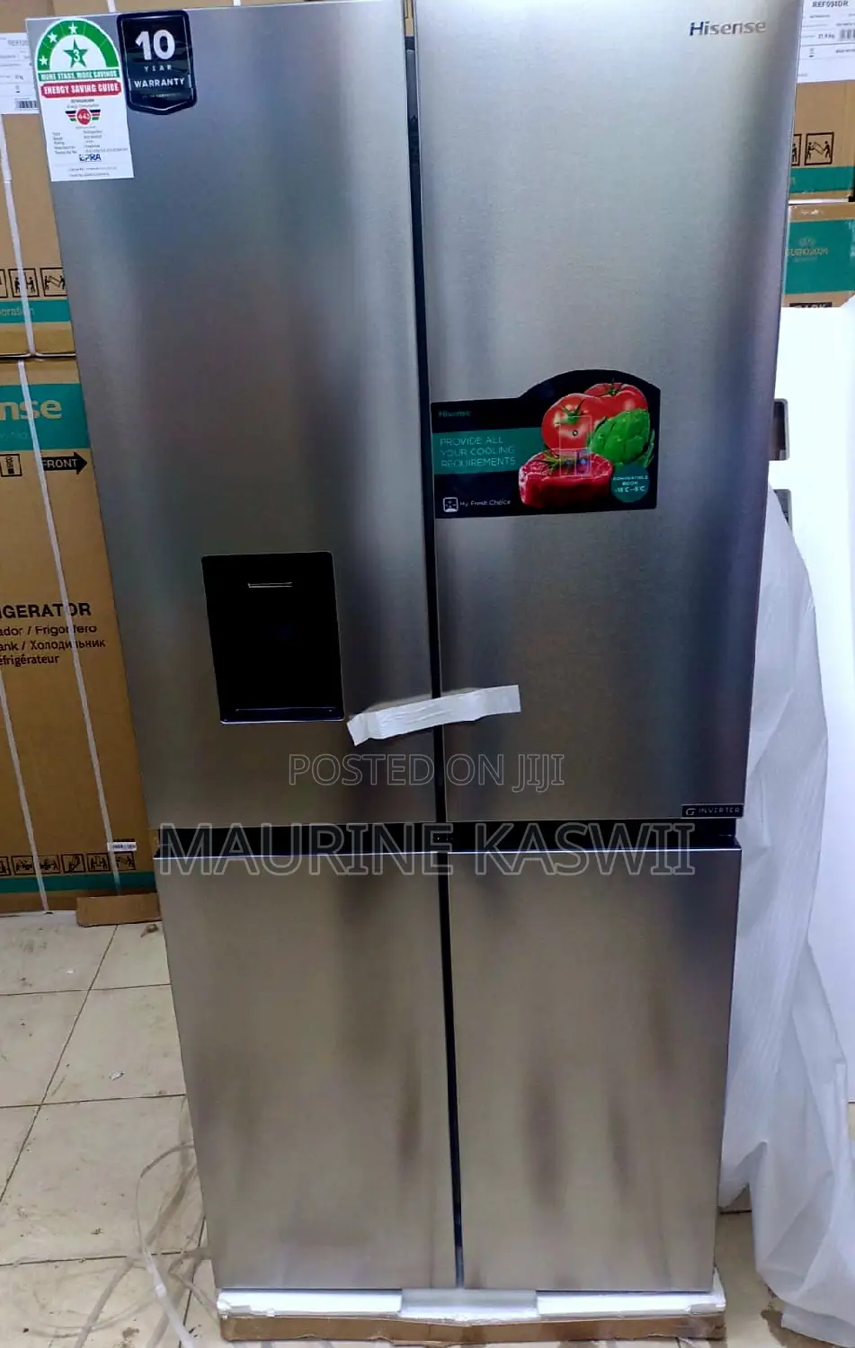 Hisense 454 Liters RQ-56WC4SB Pure Flat French Door Fridge