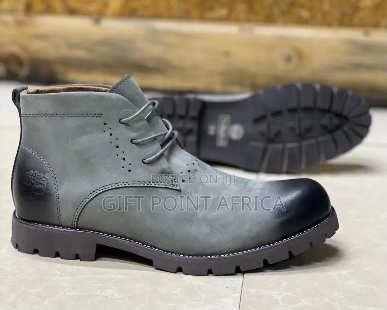 Grey Timberland Boots for Men