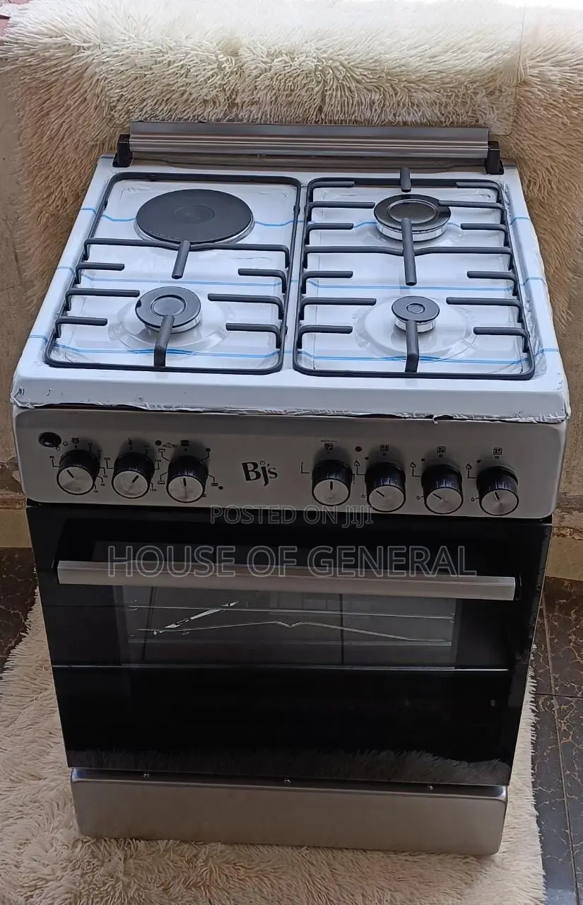 *Bjs Cookers*60*60* *3 Gas+1 Hot Plate* *Electric Oven*
