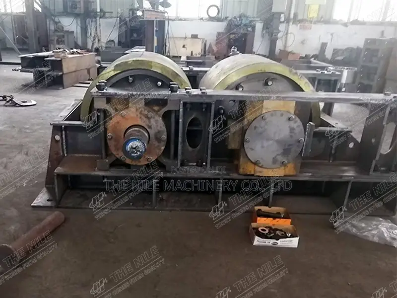 Home Delivery Double Roller Crusher With Spare Parts Support