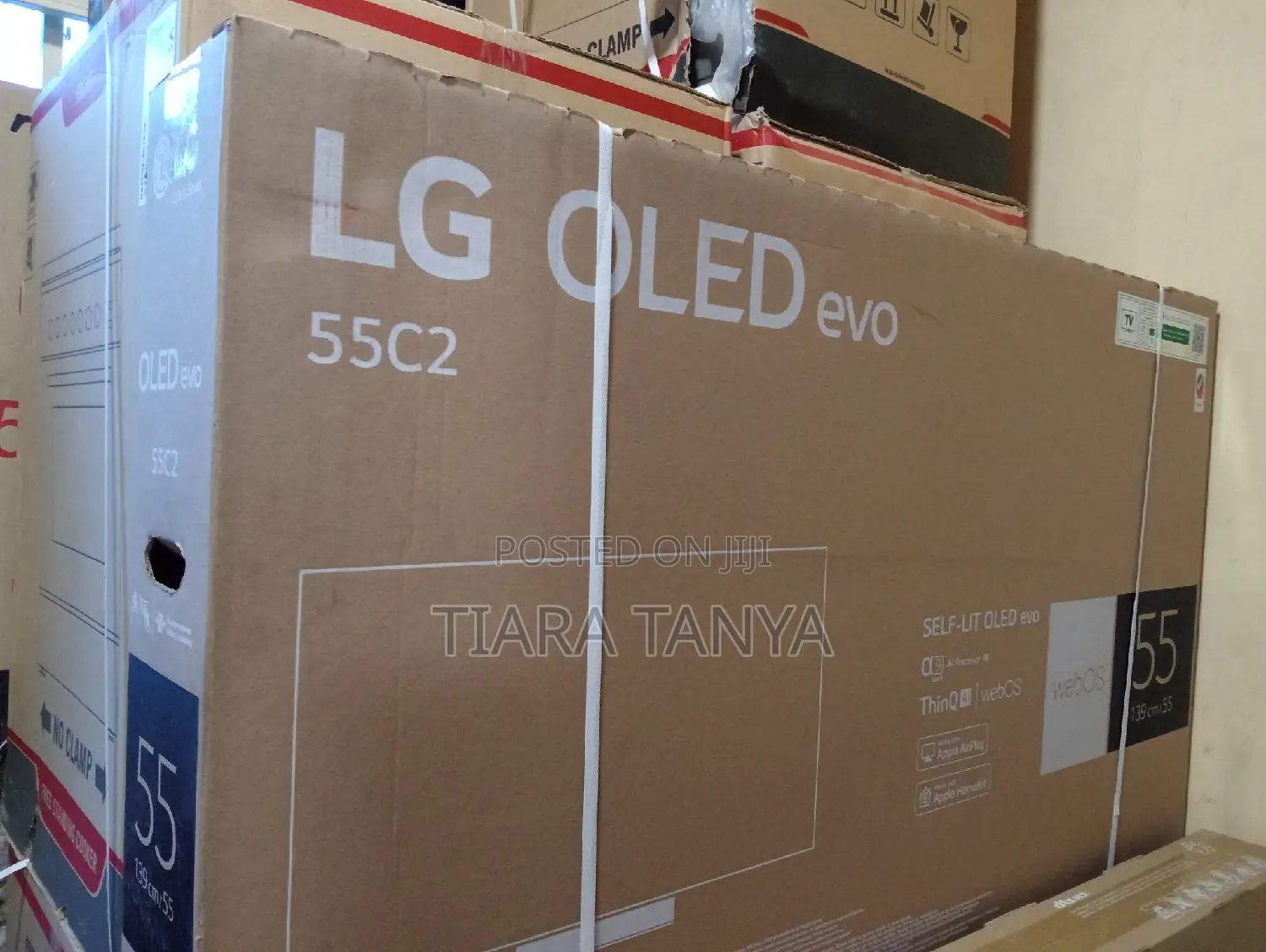 LG C2 55 Inch Oled Evo Ai Thinq Smart TV Oled55c26la