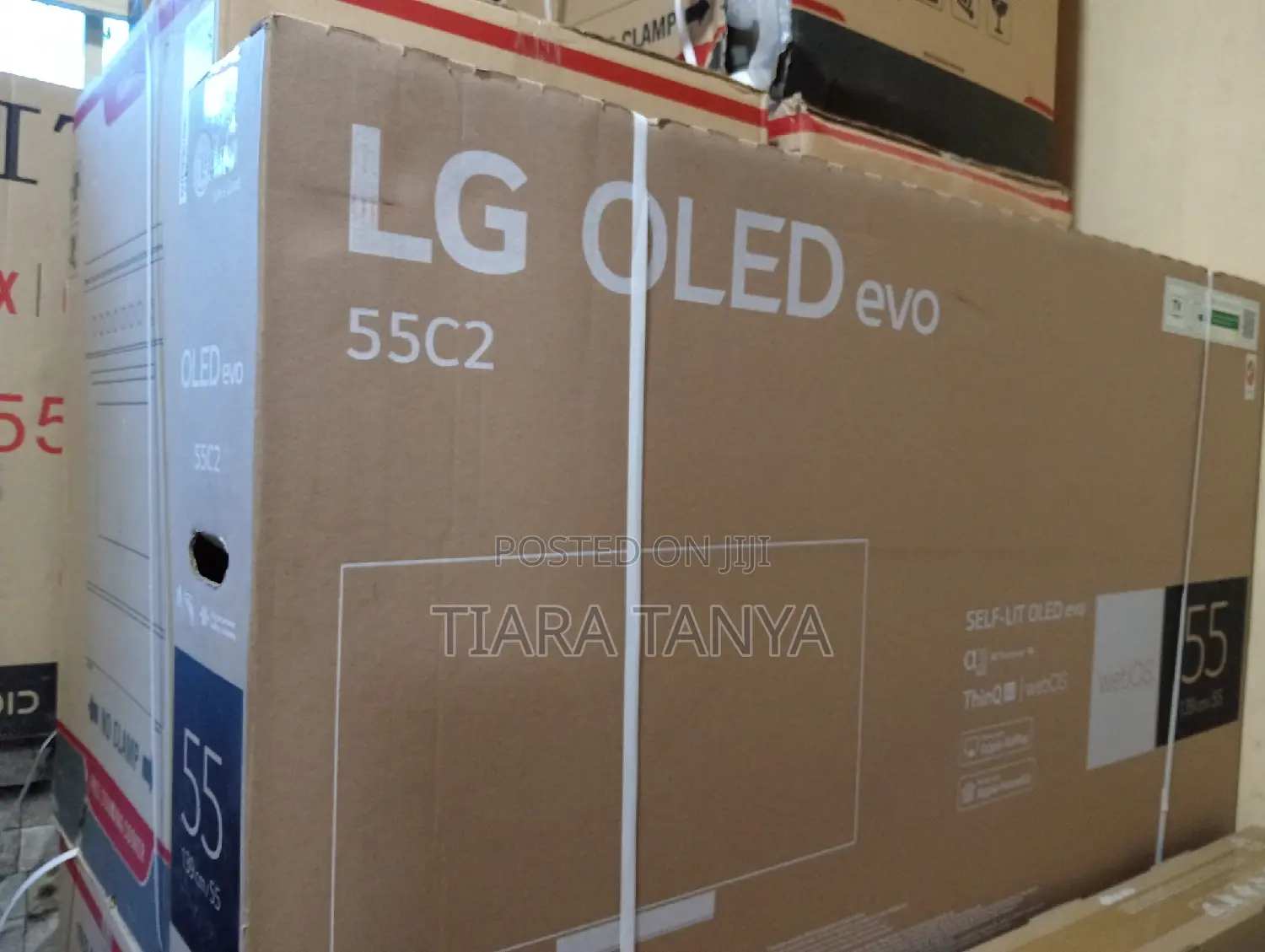 LG C2 55 Inch Oled Evo Ai Thinq Smart TV Oled55c26la
