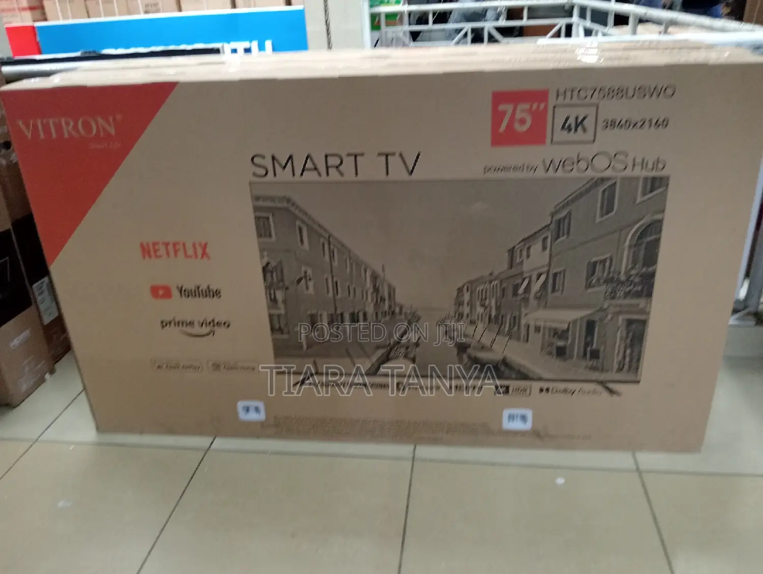 Vitron 75′′ Smart HDR Frameless TV – Powered by Webos