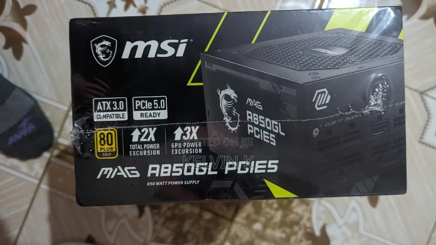 Msi Mag A850gl 850w Pcie 5 Gaming Power Supply