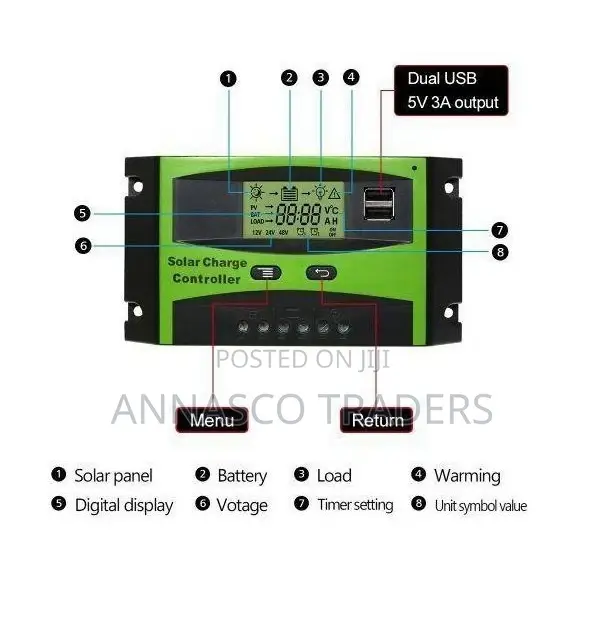 POWERFUL Solar Max 30AH Solar Charge Controller
