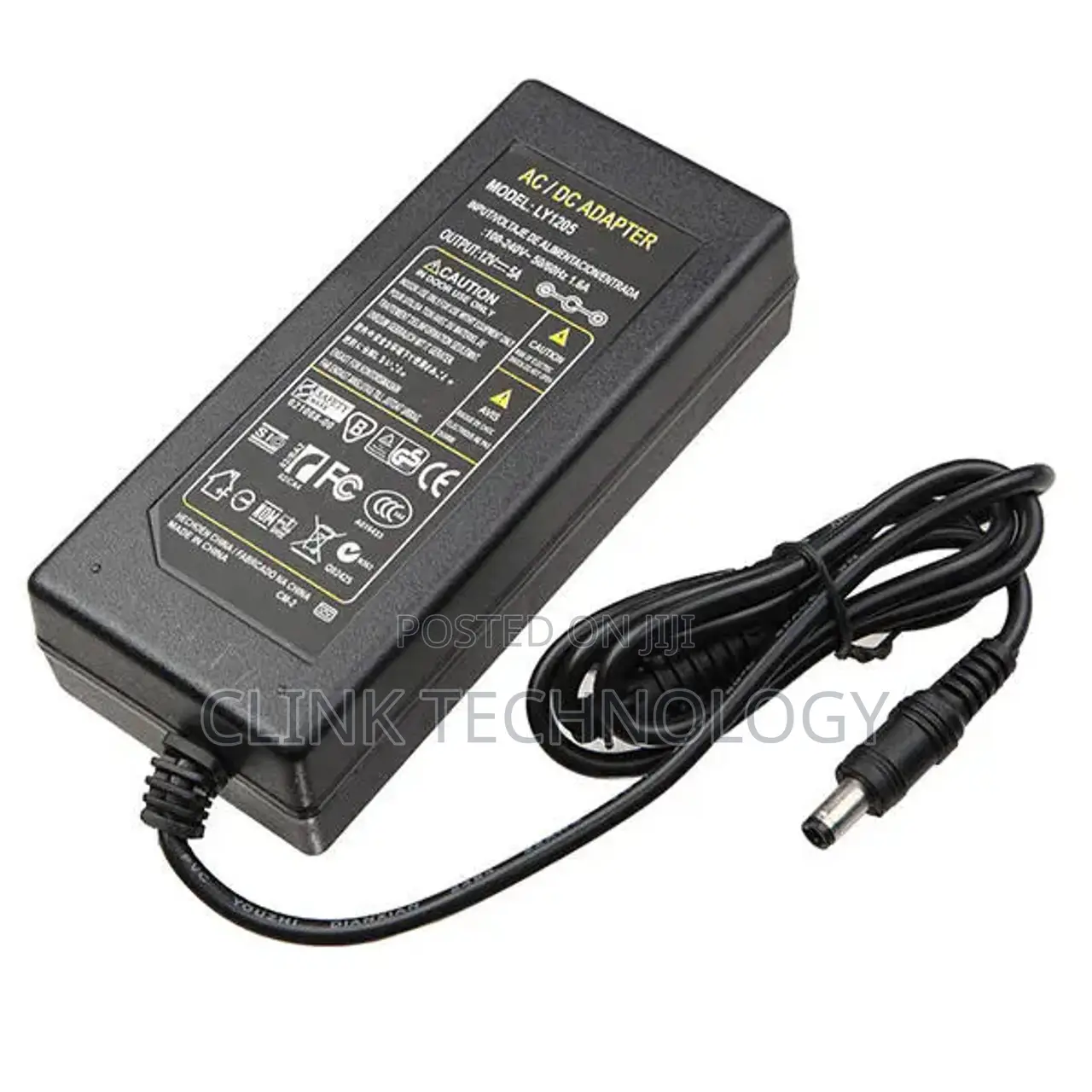 AC 240V to DC 12V 5A 60W Power Supply Adapter