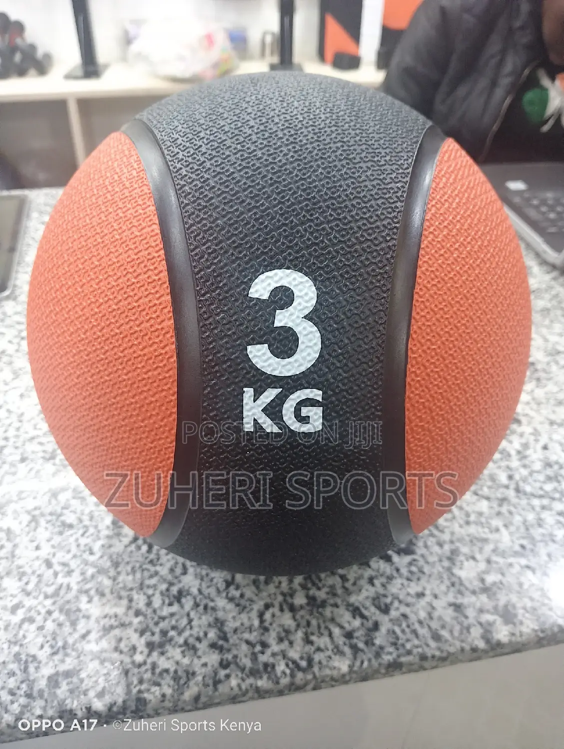 3kg Slam Ball Firm Grip Core Power Workout Exercise