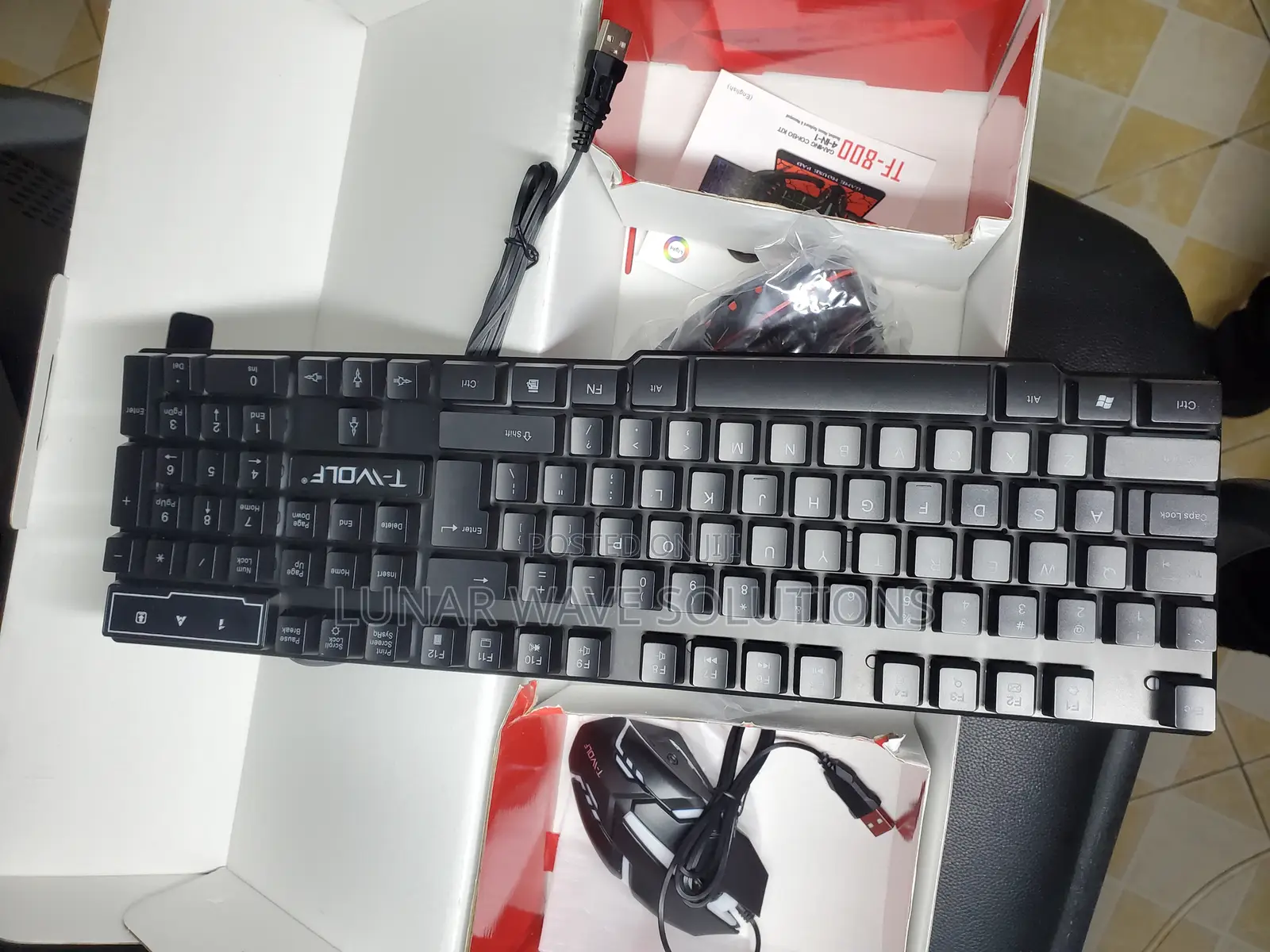 Backlit Gaming Keyboard Combo