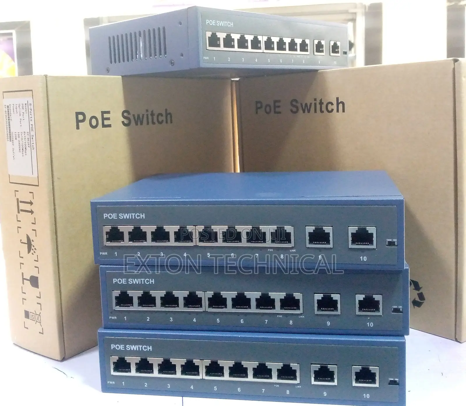 8 Port 10/100mbps Poe+2 Port Switch Unmanaged