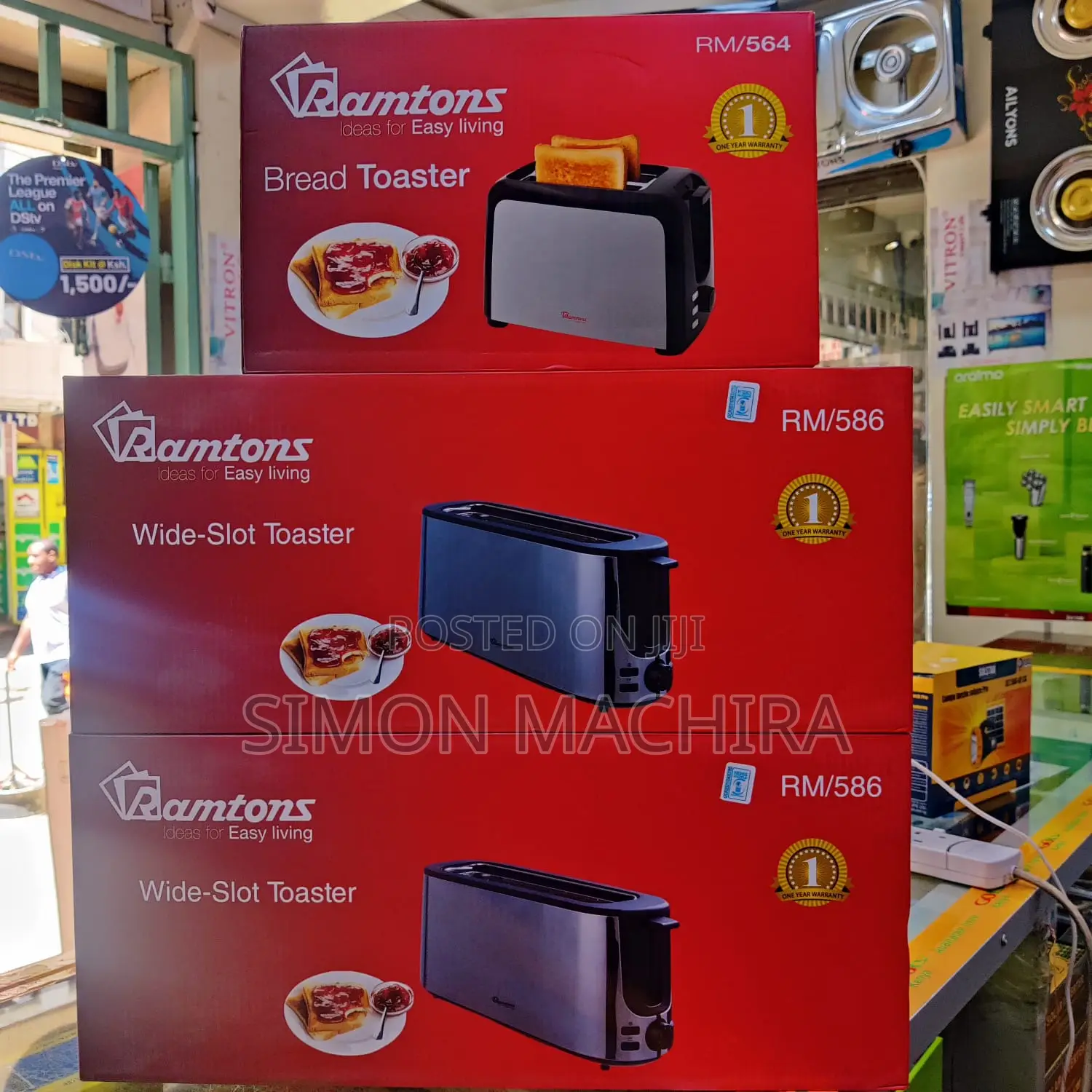 Ramtons Bread Toaster. RM 564