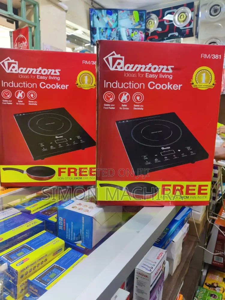 Ramtons Induction Cooker With Free Pan 9000