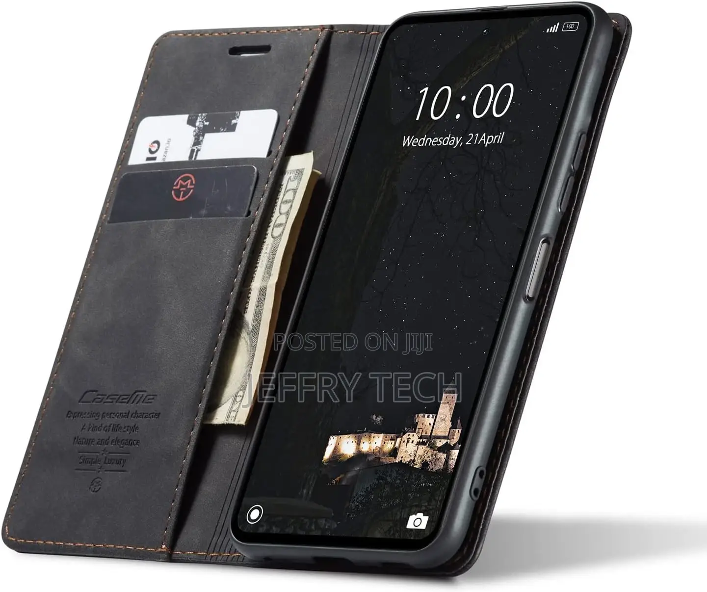 Xiaomi Redmi Note 12 4G Wallet Case, PU Leather Case Vintage