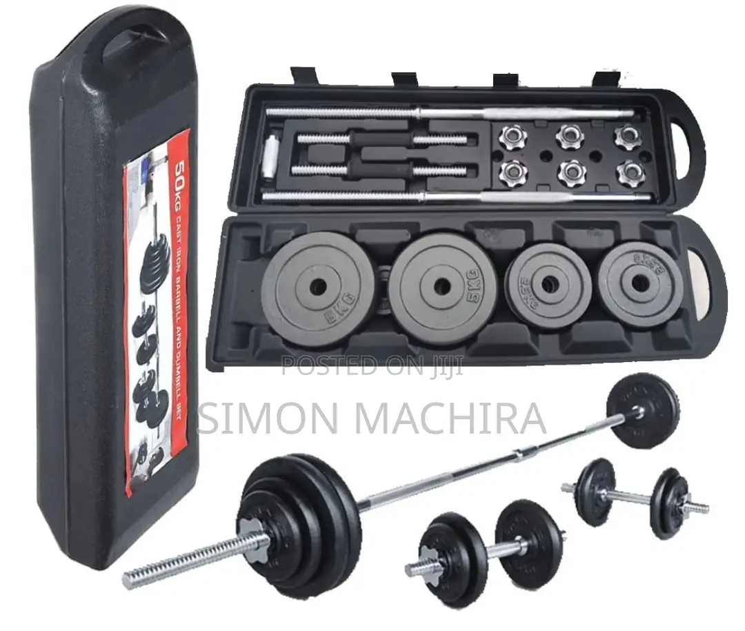 50kg York Barbell and Dumbbell Set