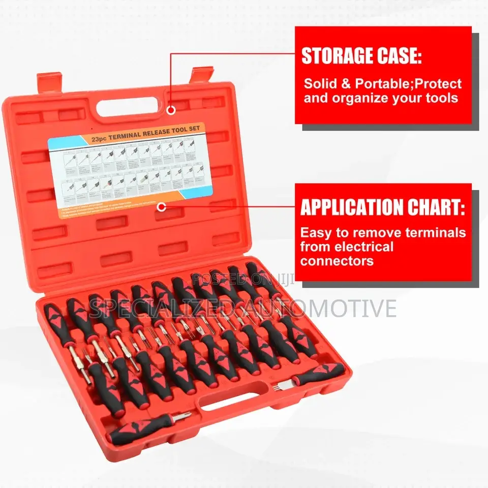 Vehicle Wire Harness Socket Terminal Removal Toolkit