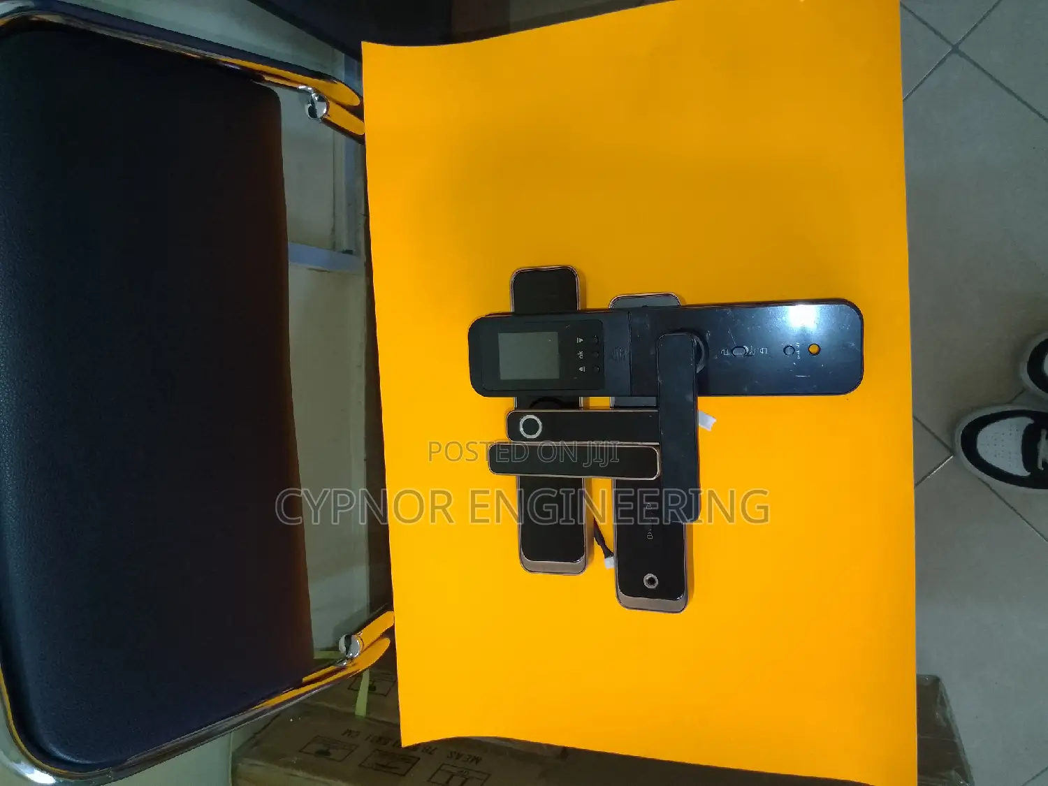 Biometric Precision: Passcode Locks for Wooden Entrance