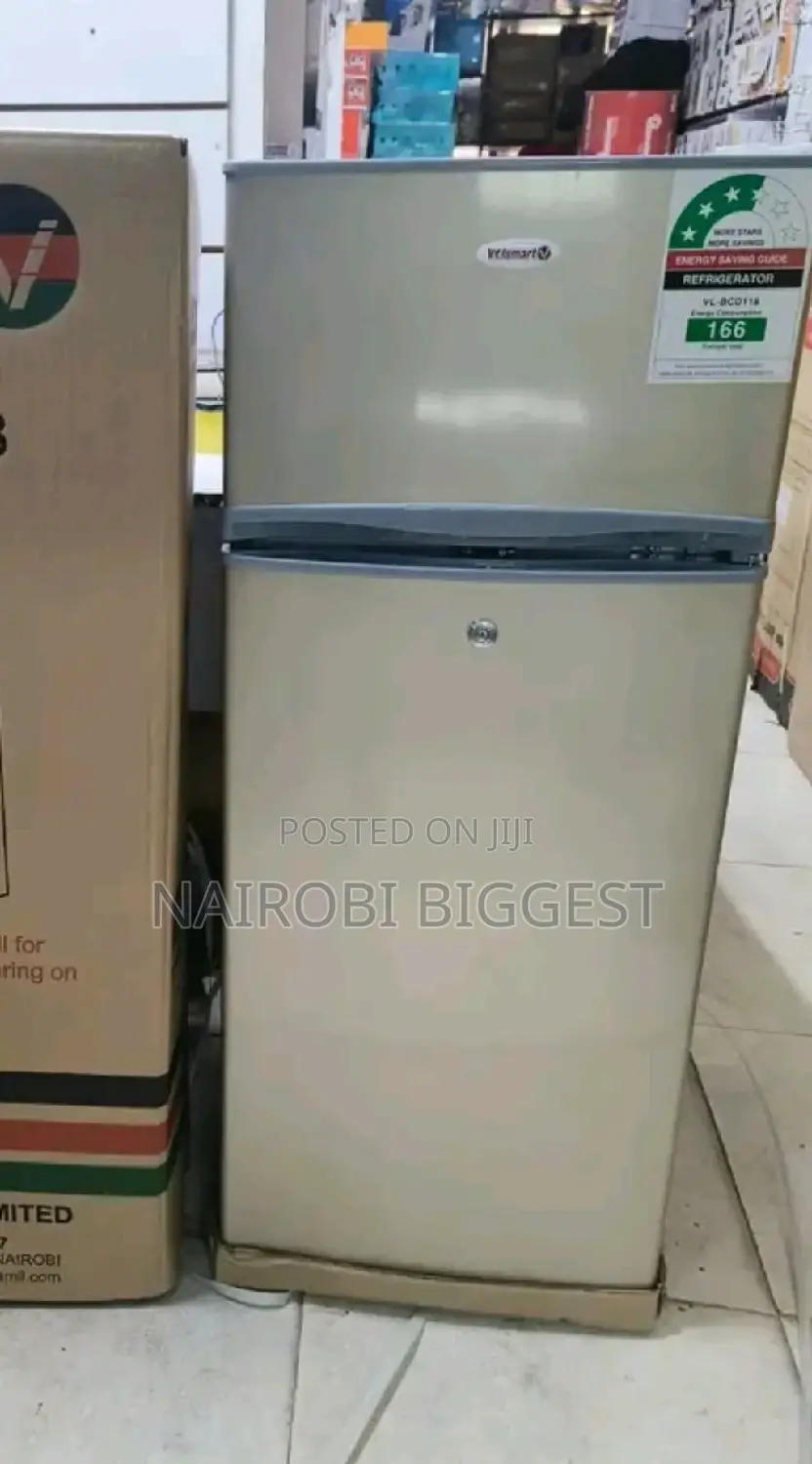 +Volsmart 118 Litres Double Door Fridge