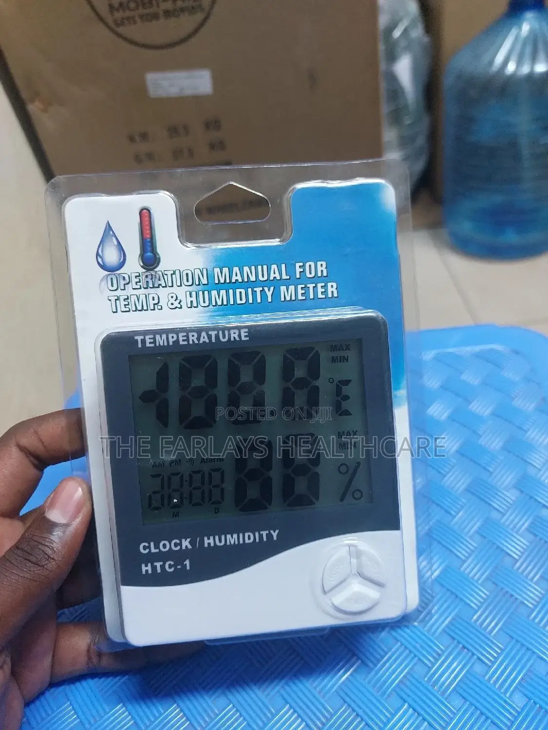 Temperature and Humidity Meter- HYGROMETER HTC1.