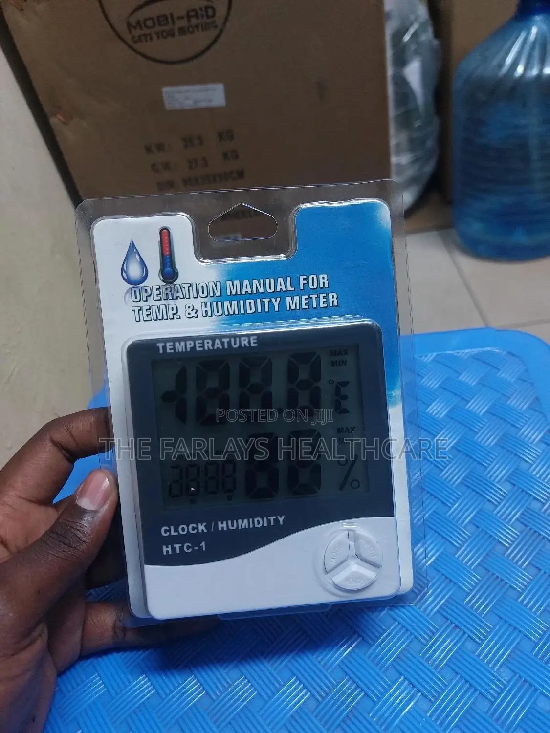 Temperature and Humidity Meter- HYGROMETER HTC1.