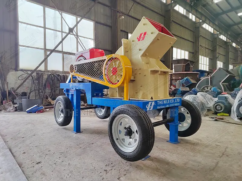 Mini Diesel Engine Stone Rock Hammer Crushing Machine